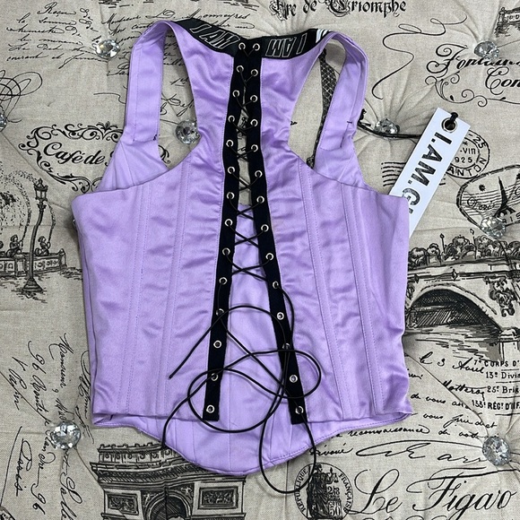 I Am Gia Siobhan Lilac Corset - Picture 9 of 16